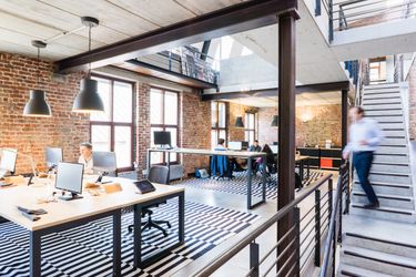Modern loft office interior