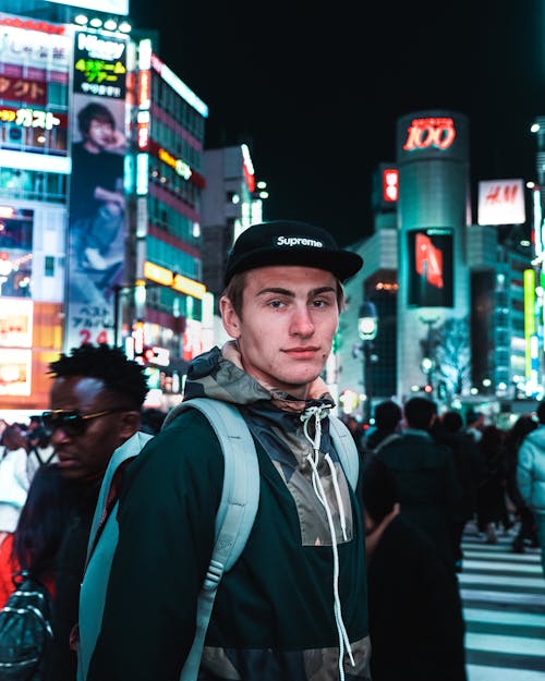 Free Photo of Man Wearing Cap Stock Photo