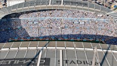 Crowd at Etihad Stadium in Manchester