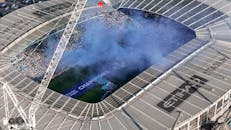 Birds Eye View of Manchester City Stadium