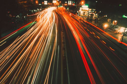 Free stock photo of long exposure, night city Stock Photo