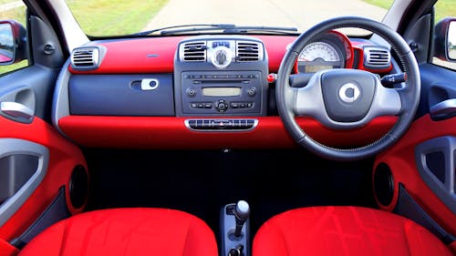 Red Car Dashboard
