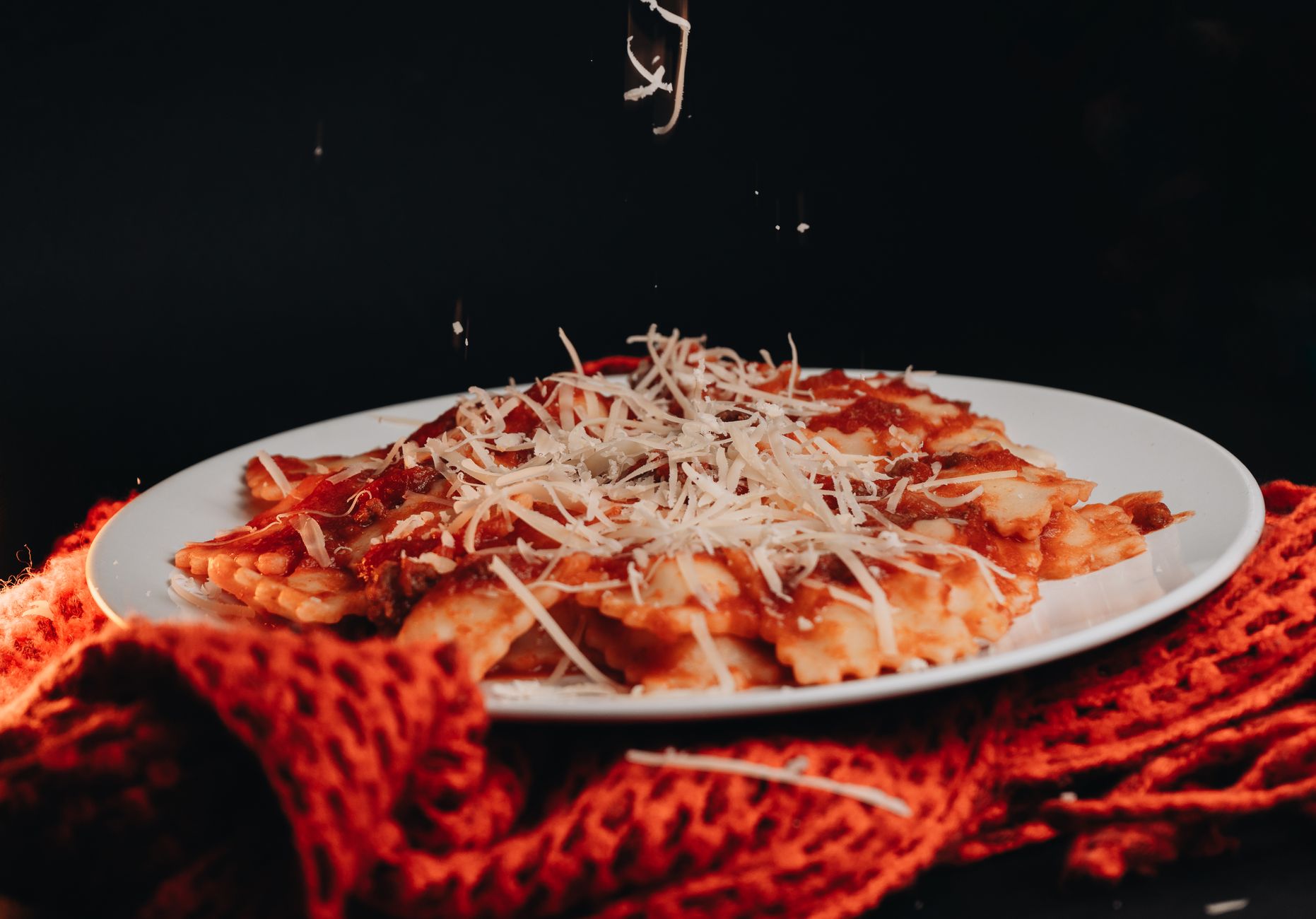 Cheese Ravioli with Marinara