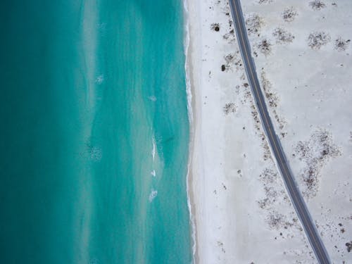 Free Bird's Eye View Of Beach During Daytime Stock Photo