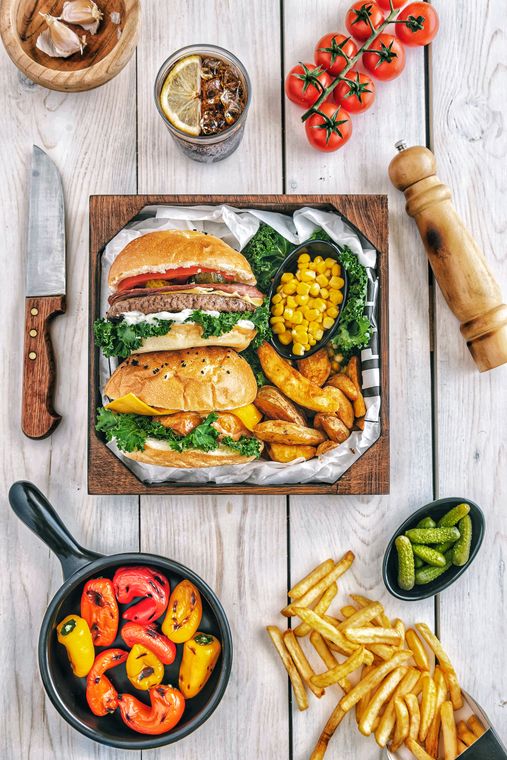 Double-Stack BBQ Burger
