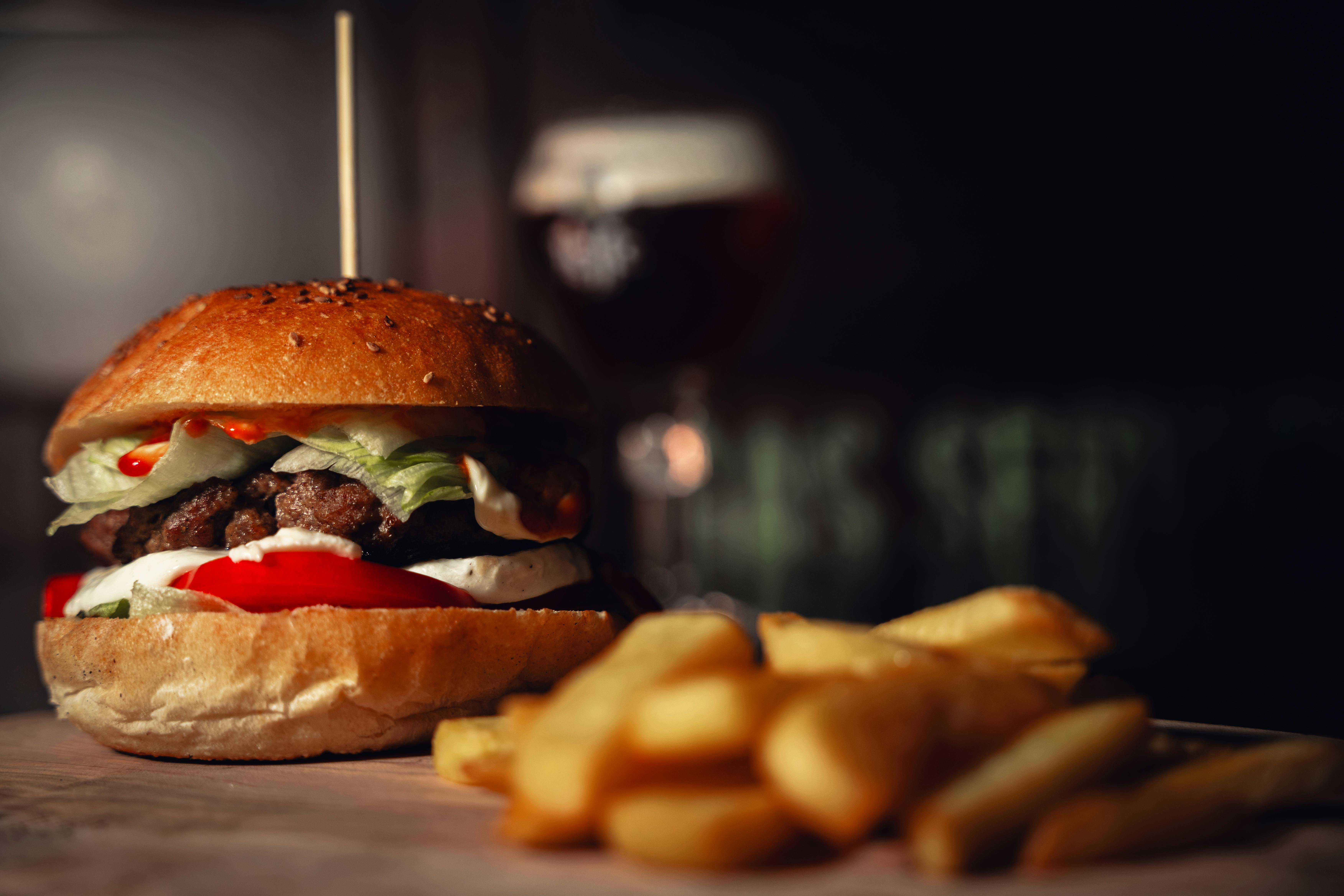 Burger and Fries · Free Stock Photo