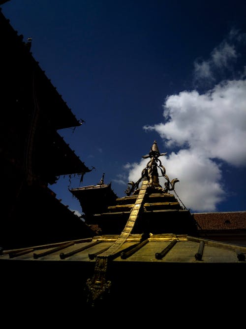 Free stock photo of golden temple top