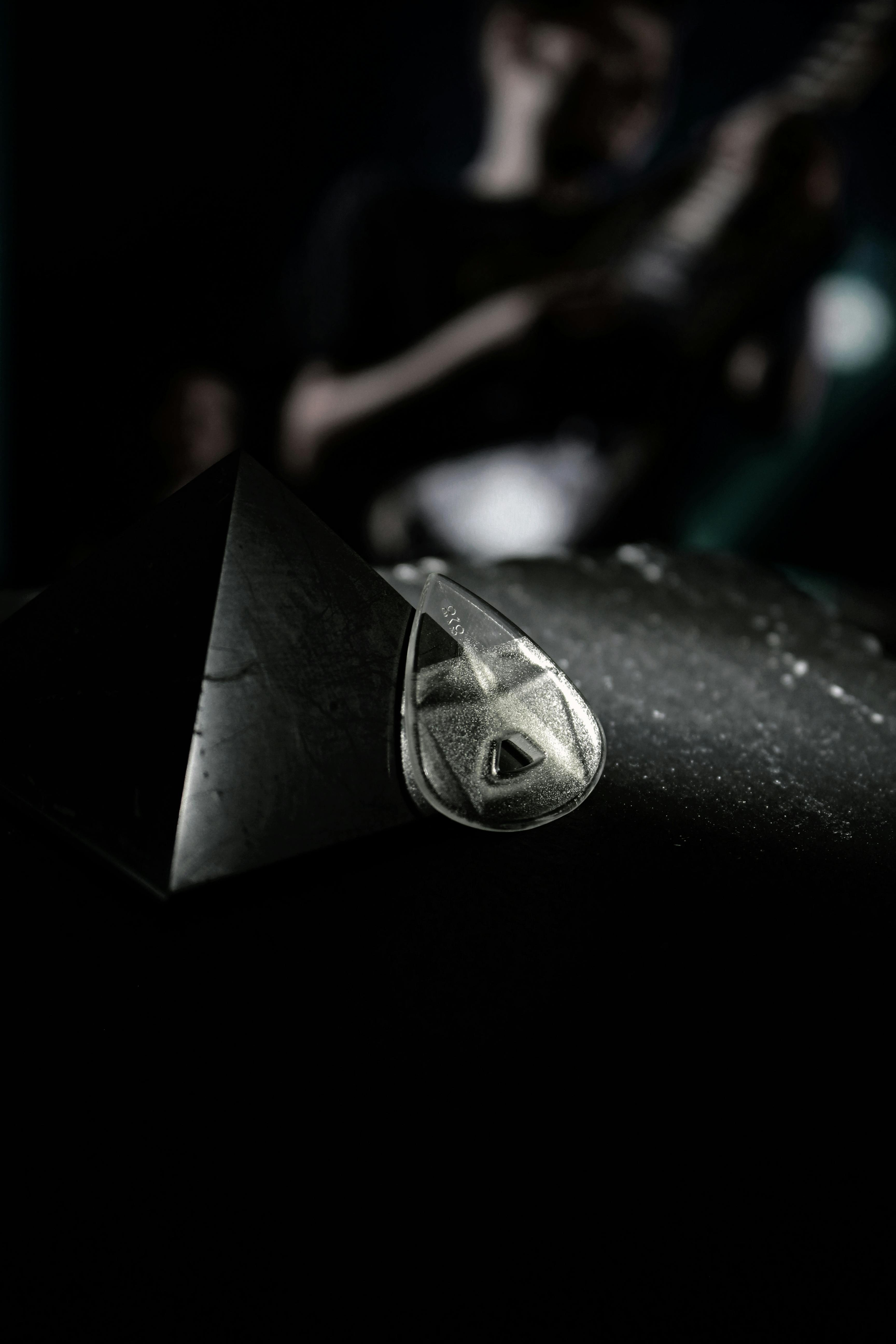 Kostenlos Gitarrenplektrum Rombo Diamant Stock-Foto