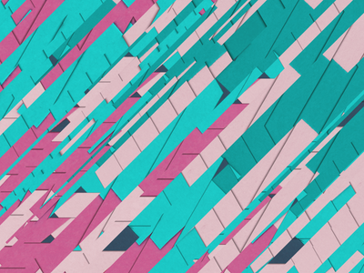 Vibrant geometric abstract background with pastel colors and dynamic shapes.