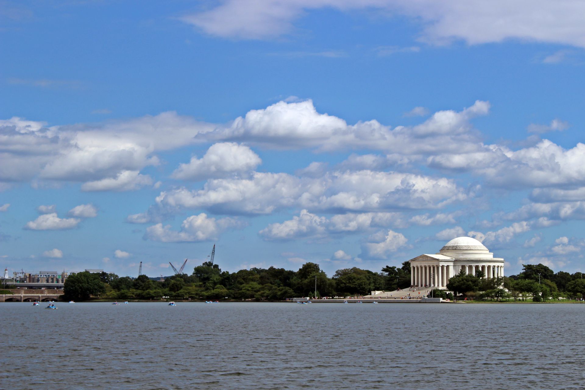 Washington DC Tidal Basin near the Potomac River in daylight