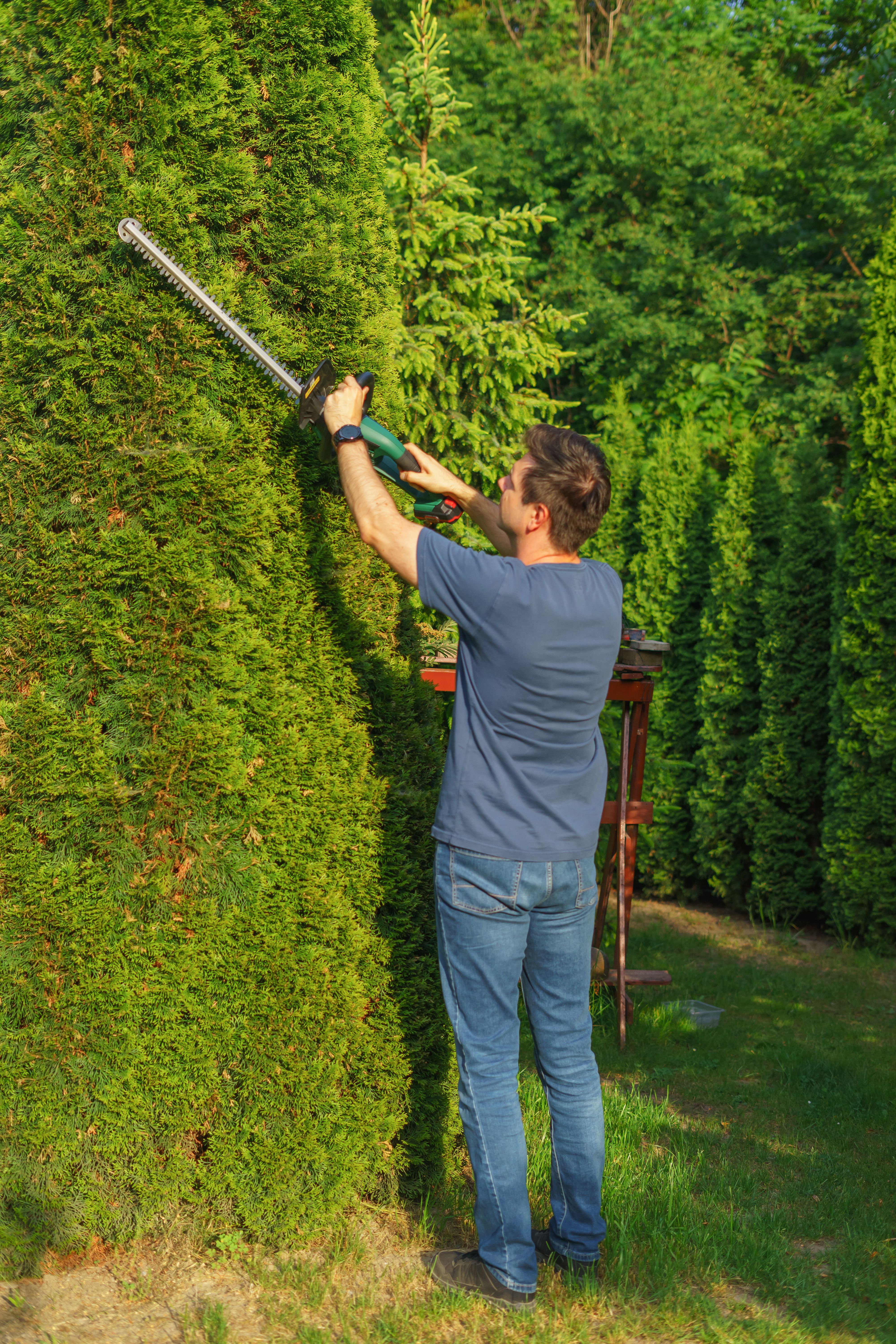 Landscape crew at work