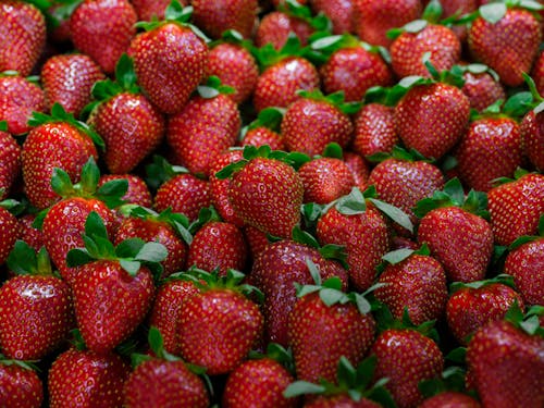 red strawberries