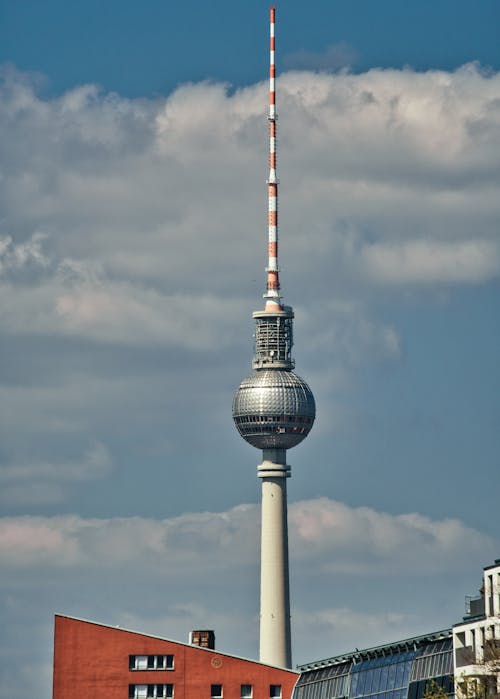 คลังภาพถ่ายฟรี ของ berliner fernsehturm, กรุงเบอร์ลิน, กลางแจ้ง