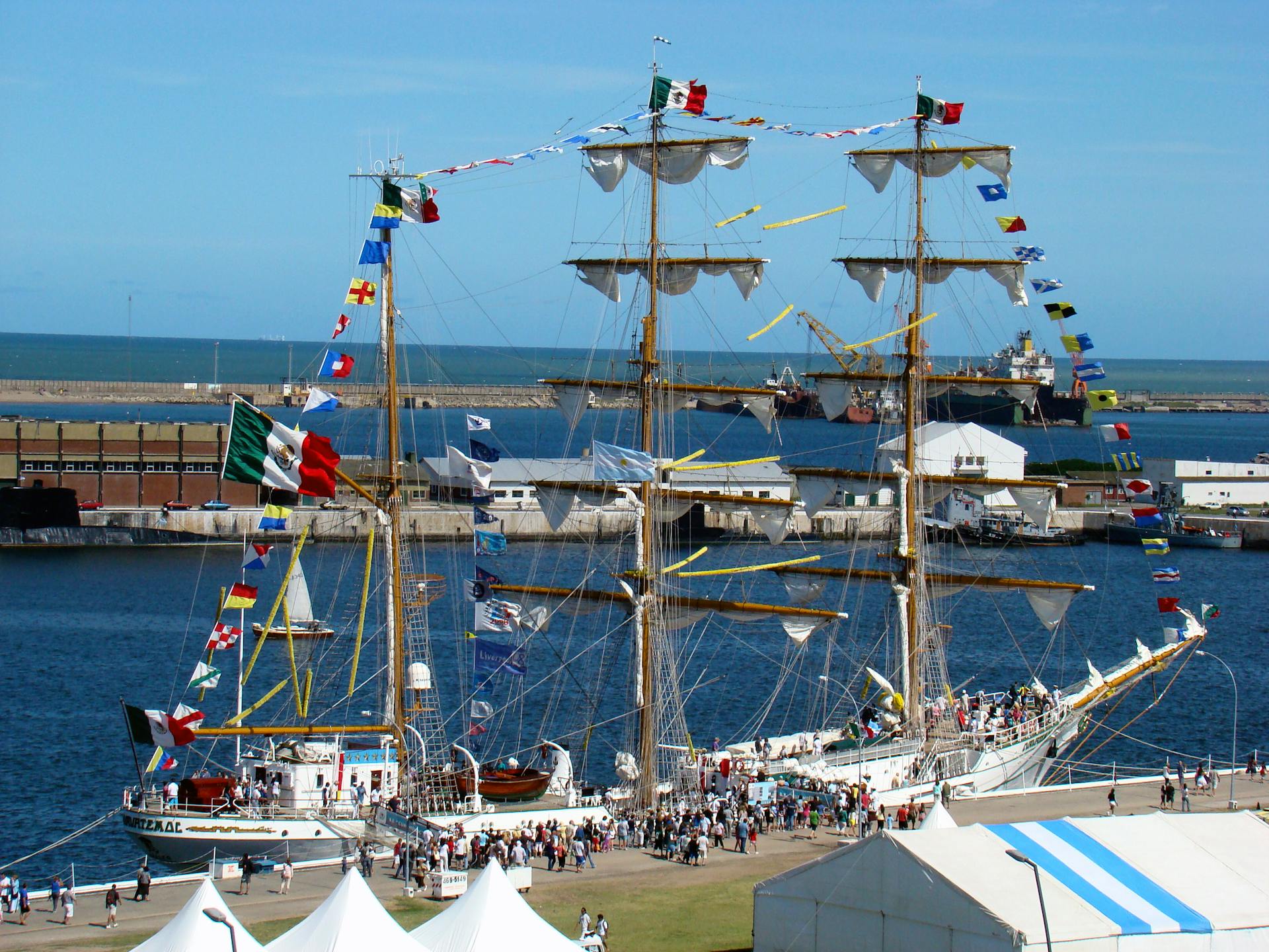 ARA Libertad School Vessel in Argentina