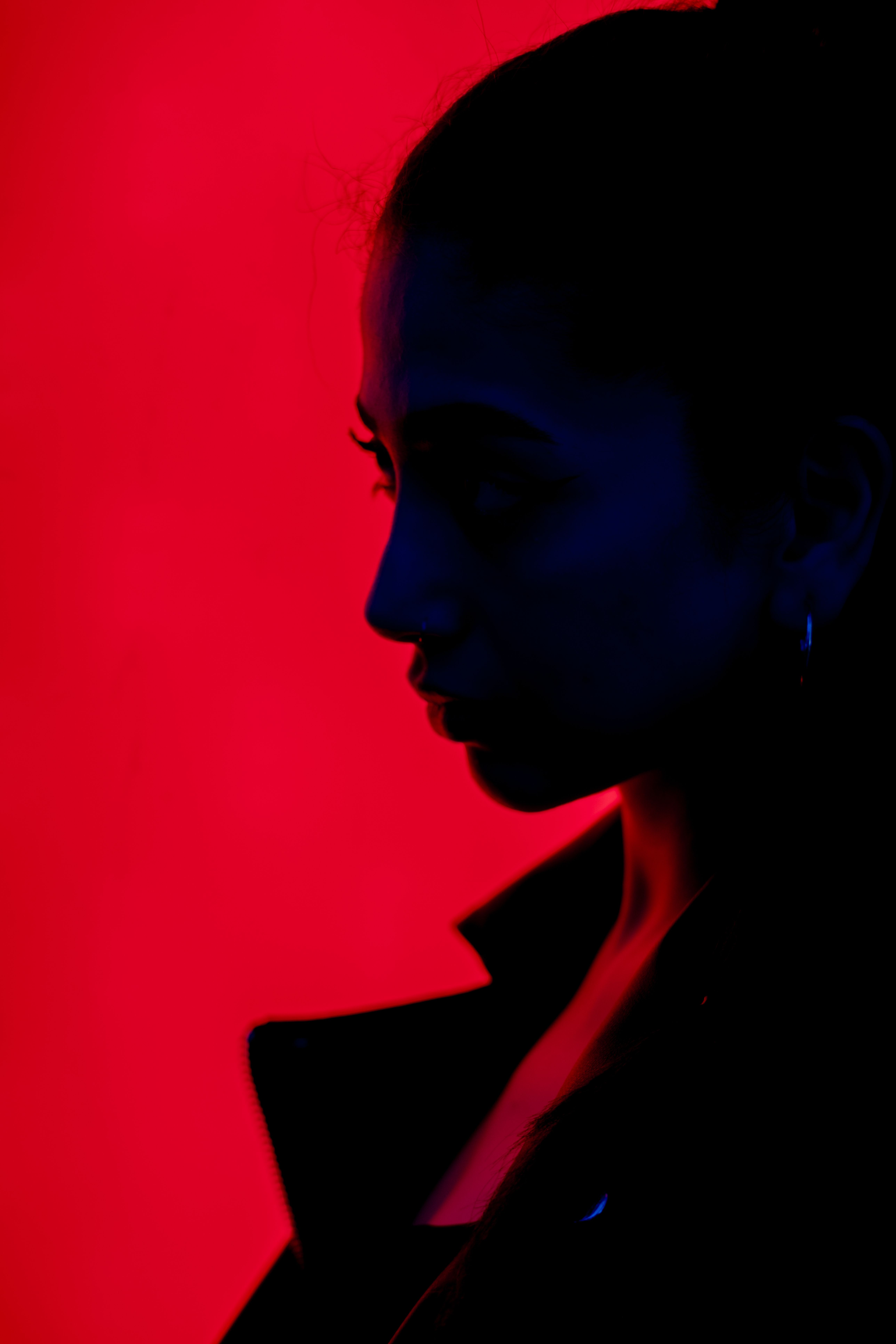 Portrait of Woman in Shadow · Free Stock Photo