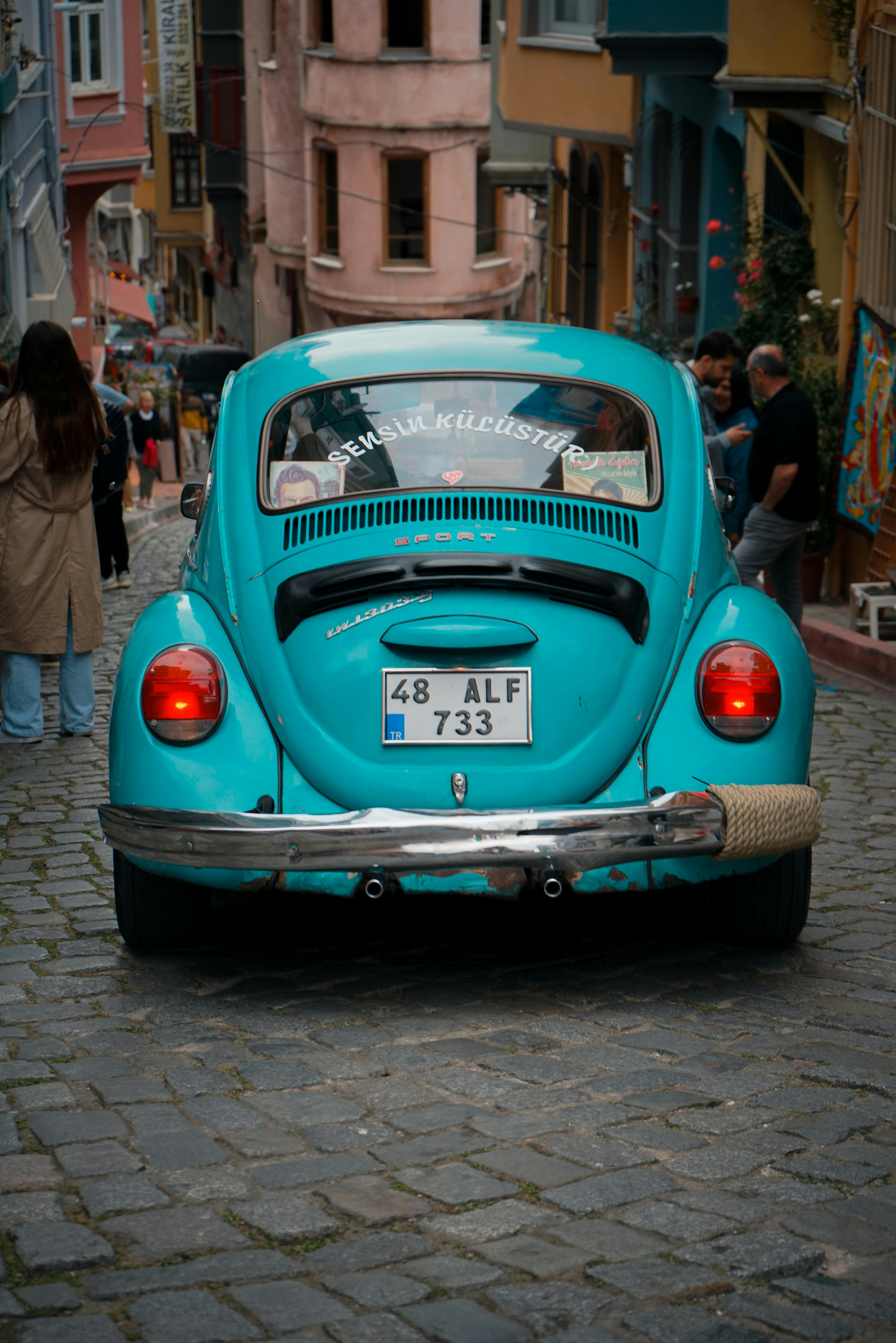 Golden hour street scene with warm tones and long shadows