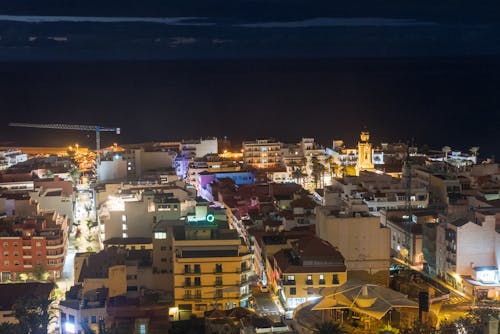 Puerto de la Cruz Tenerife at Night
