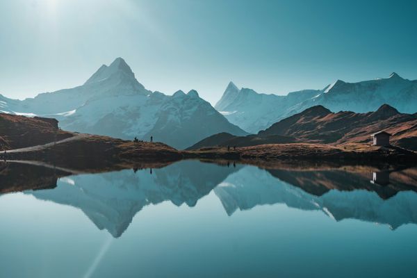 Swiss Alps Bachalpsee jigsaw puzzle