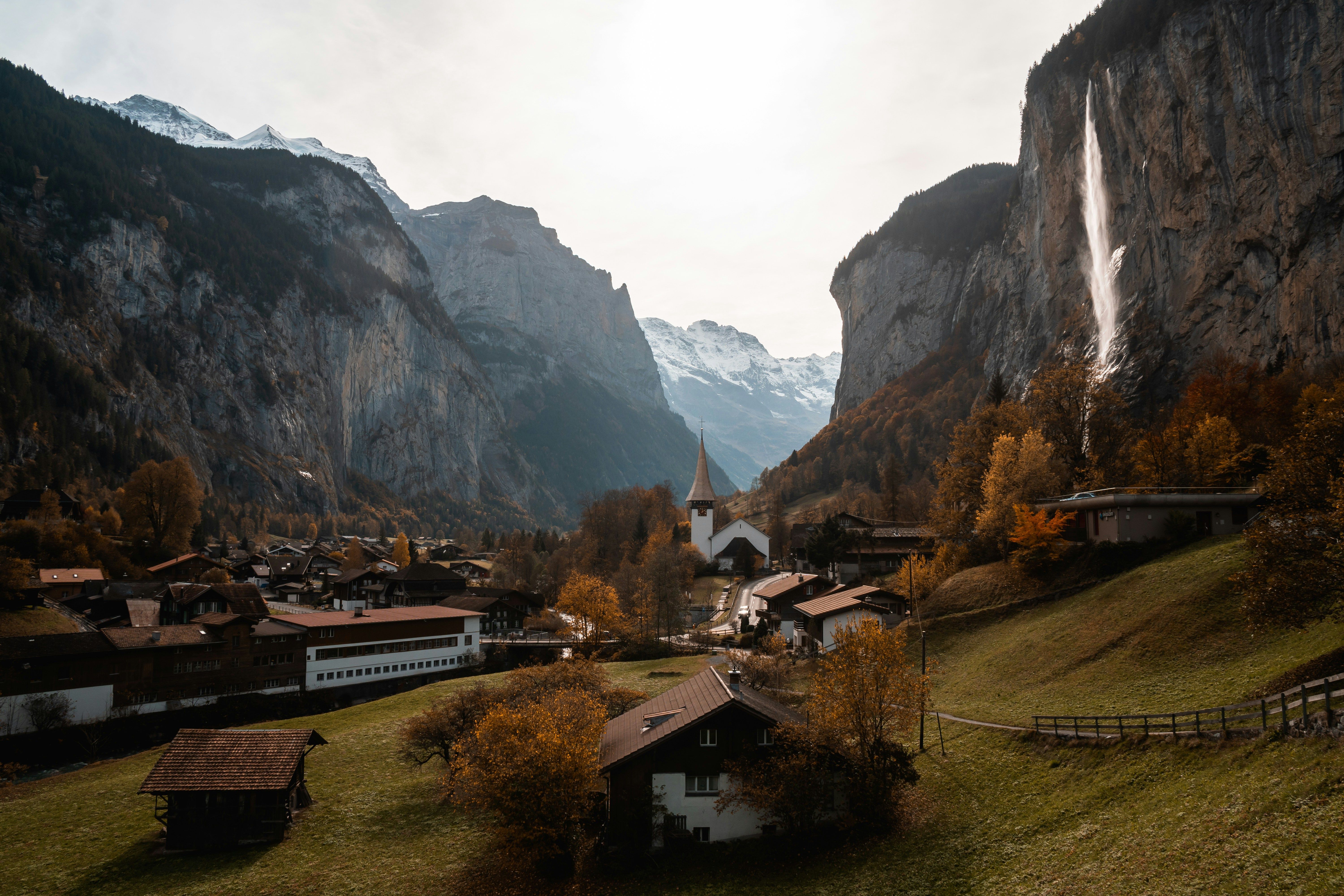 Mountain Village in Alps · Free Stock Photo