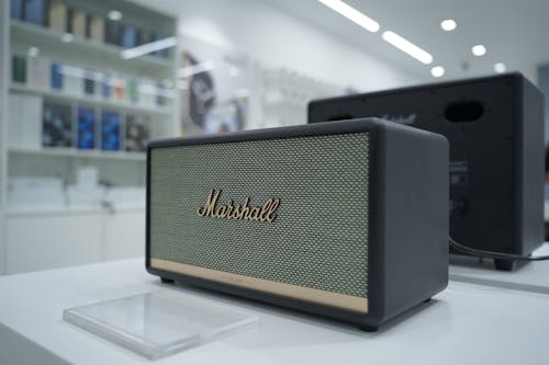 Základová fotografie zdarma na téma audio zařízení, marshall, marshall reproduktor