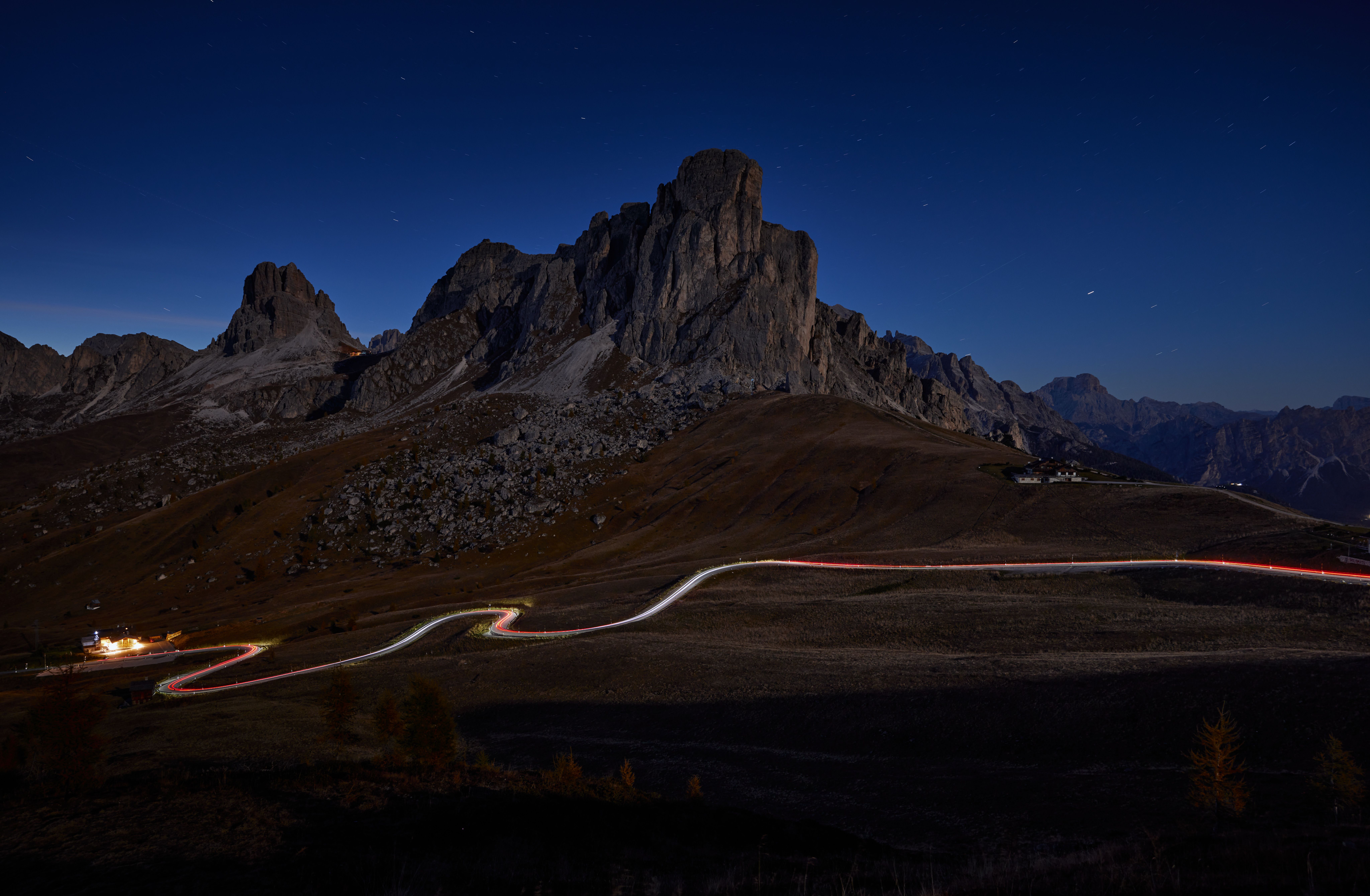 Dolomites at Night · Free Stock Photo