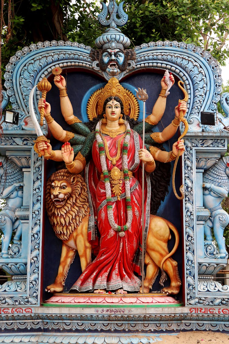 Photo Of Durga Statue