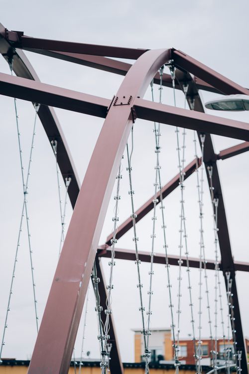 Steel bridge structure — photo by Ricky Esquivel on Pexels