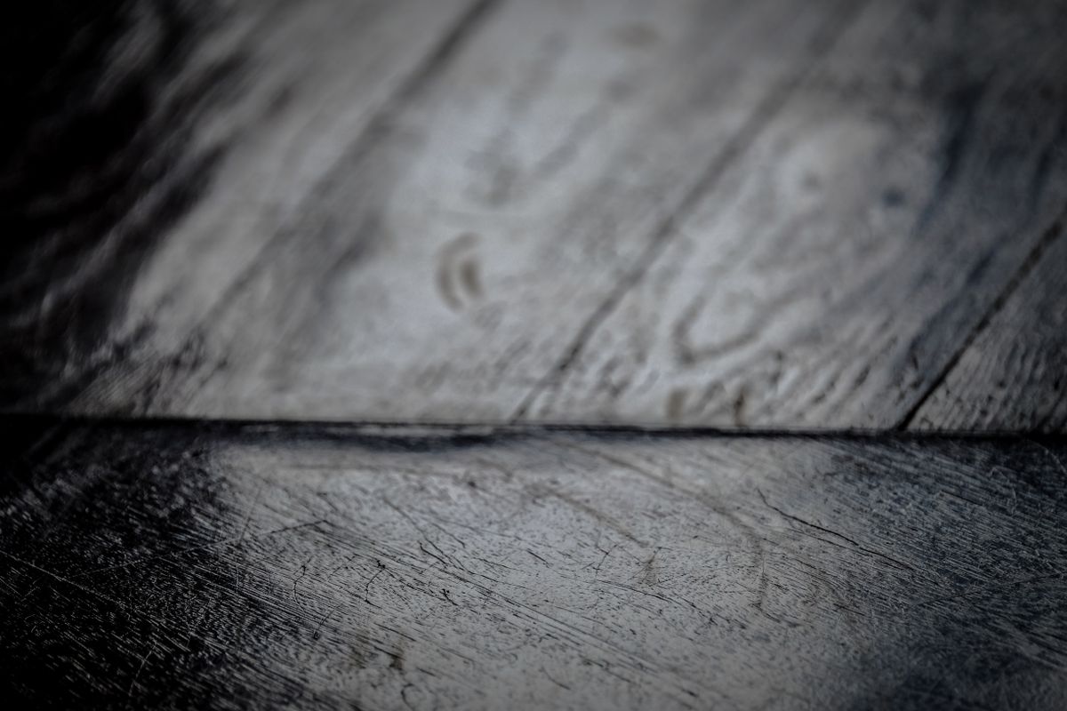 Rustic wood surface with grain detail
