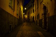 Narrow cobbled old-town street — photo by Francesco Ungaro on Pexels