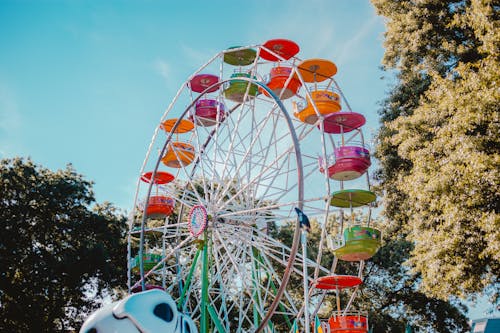 Low Angle Photo of Ferris Wheel