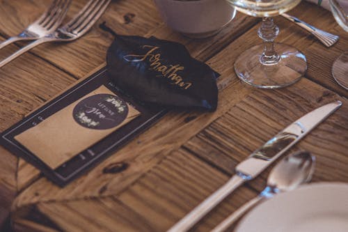 Close-Up Photo of Table Setting