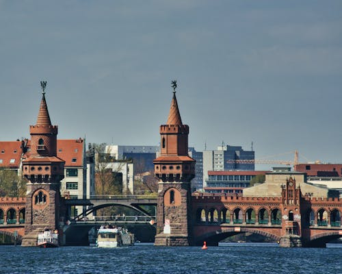 oberbaum桥, 城堡, 城市 的 免费素材图片