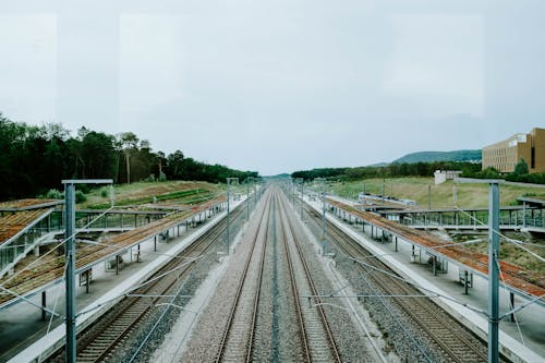 Luftbild Des Bahnhofs