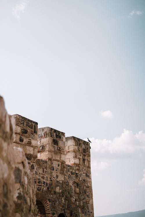 Free Wall of A Castle Stock Photo