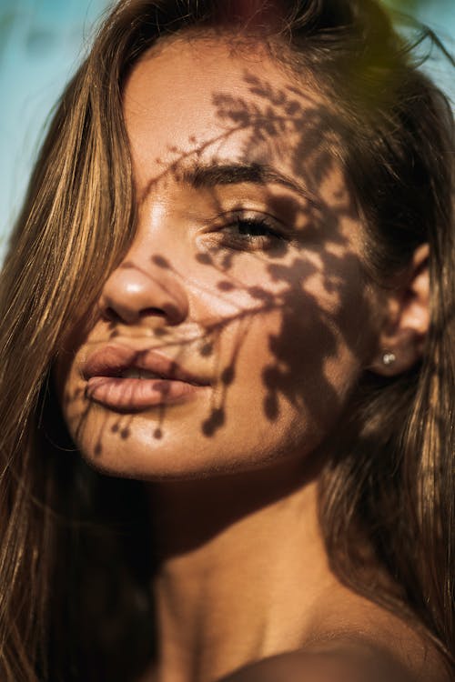 Close-Up Photo of Woman's Face