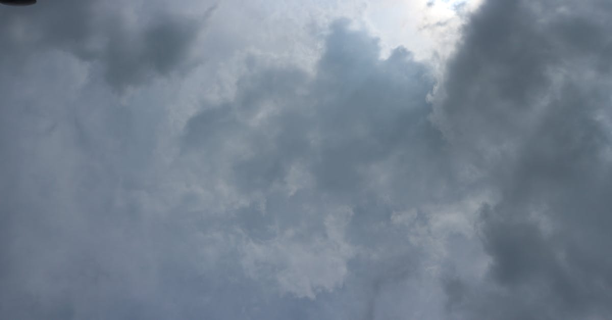 Low Angle View of Storm Clouds in Sky