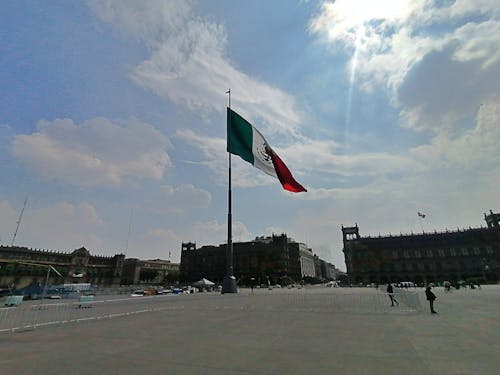 Foto stok gratis bendera meksiko