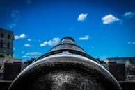 Close-up of Photo of A Cannon