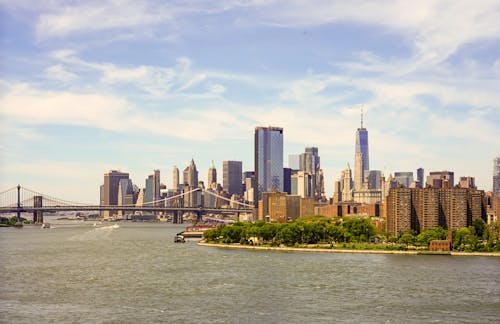 Foto stok gratis jembatan, kaki langit, kota New York