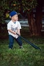 Child with Baseball Bat