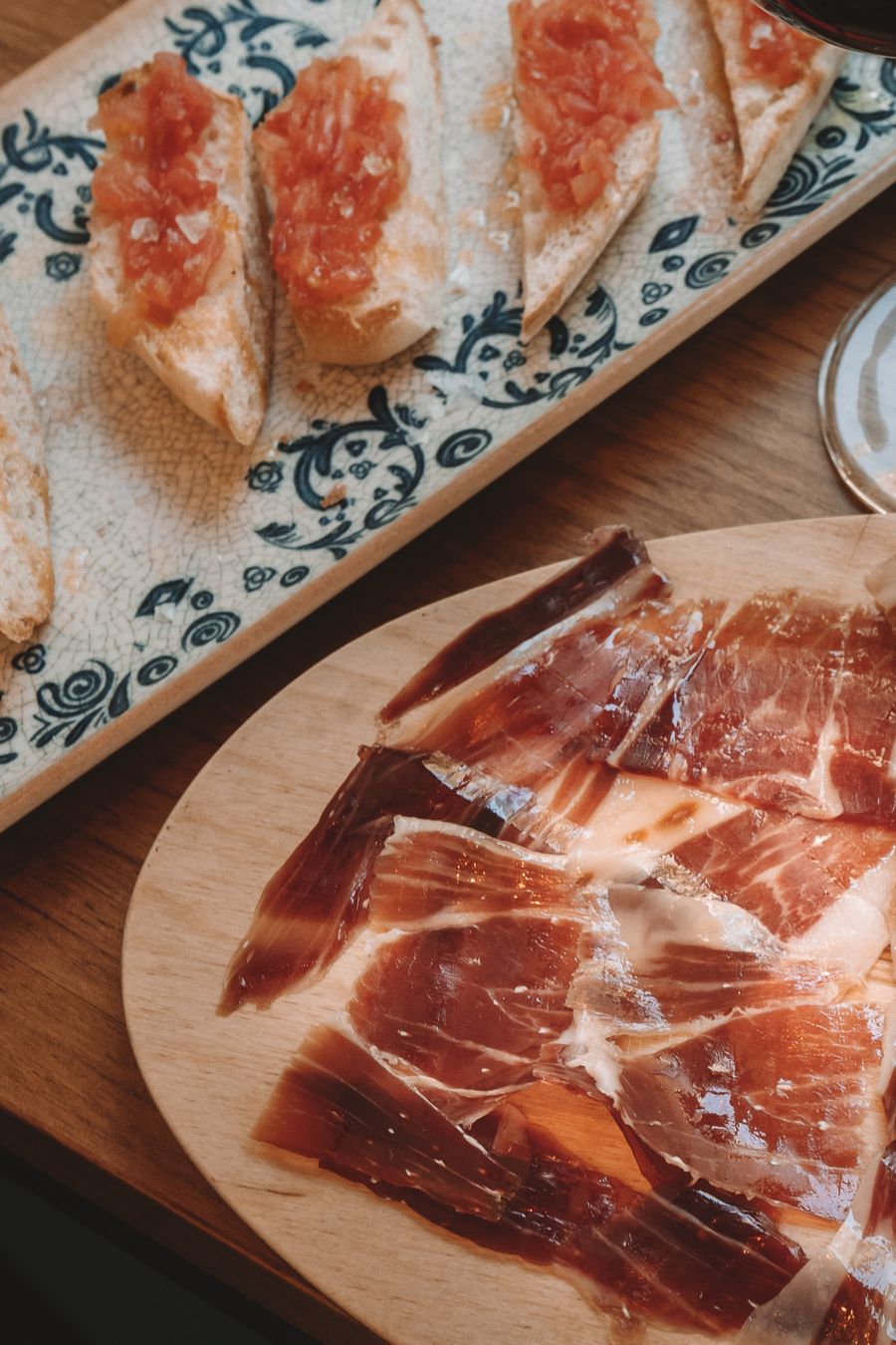 Spanish breakfast spread