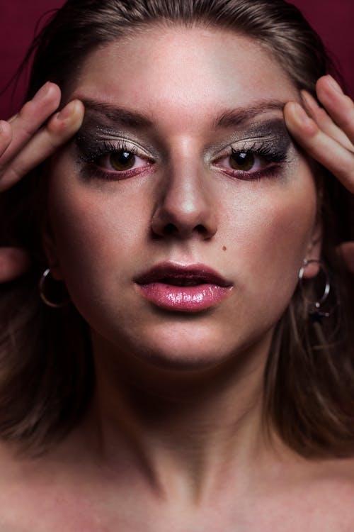 Portrait Photography of Woman With Eye Makeup
