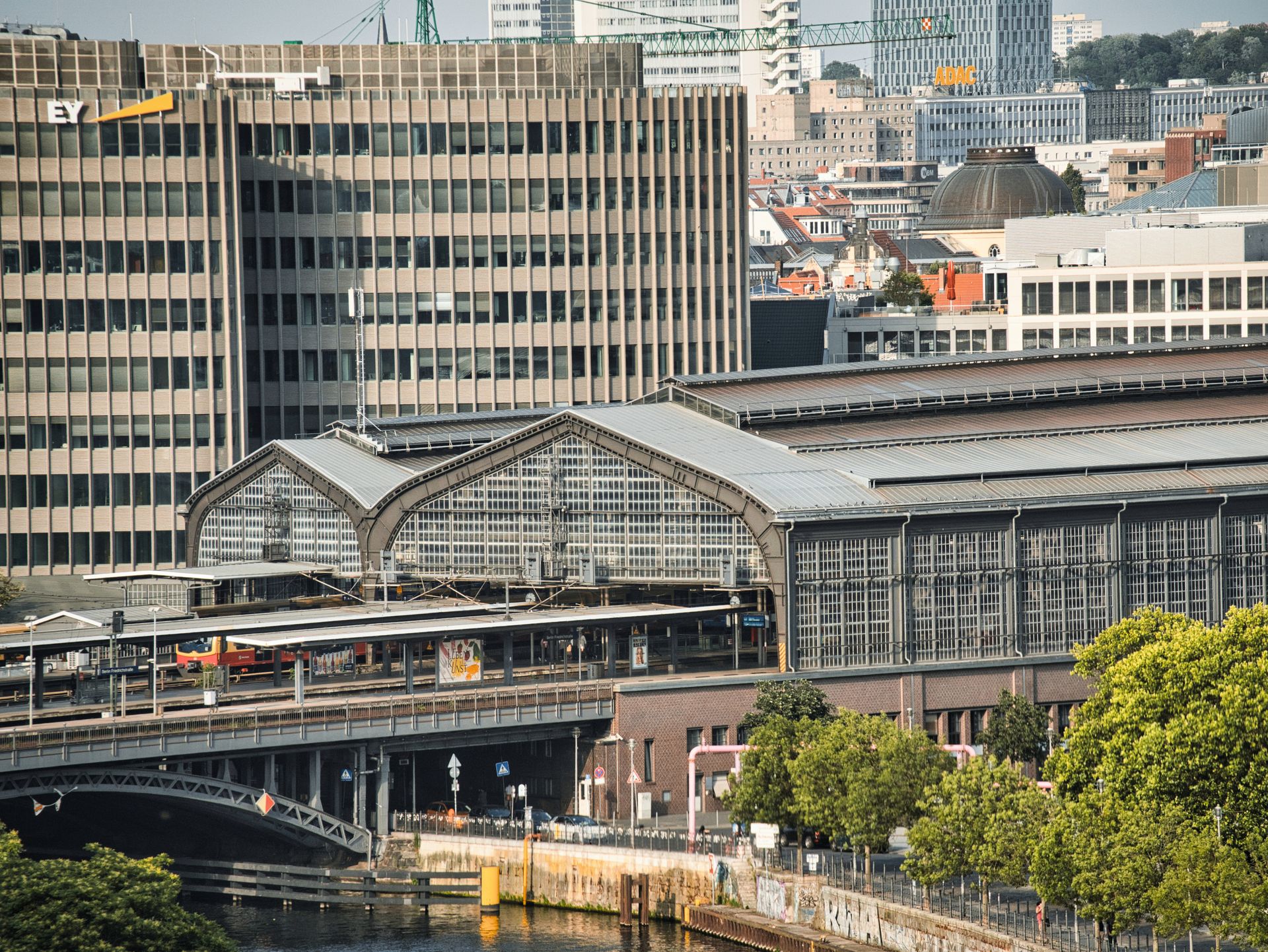 Railway Station in Berlin, Germany