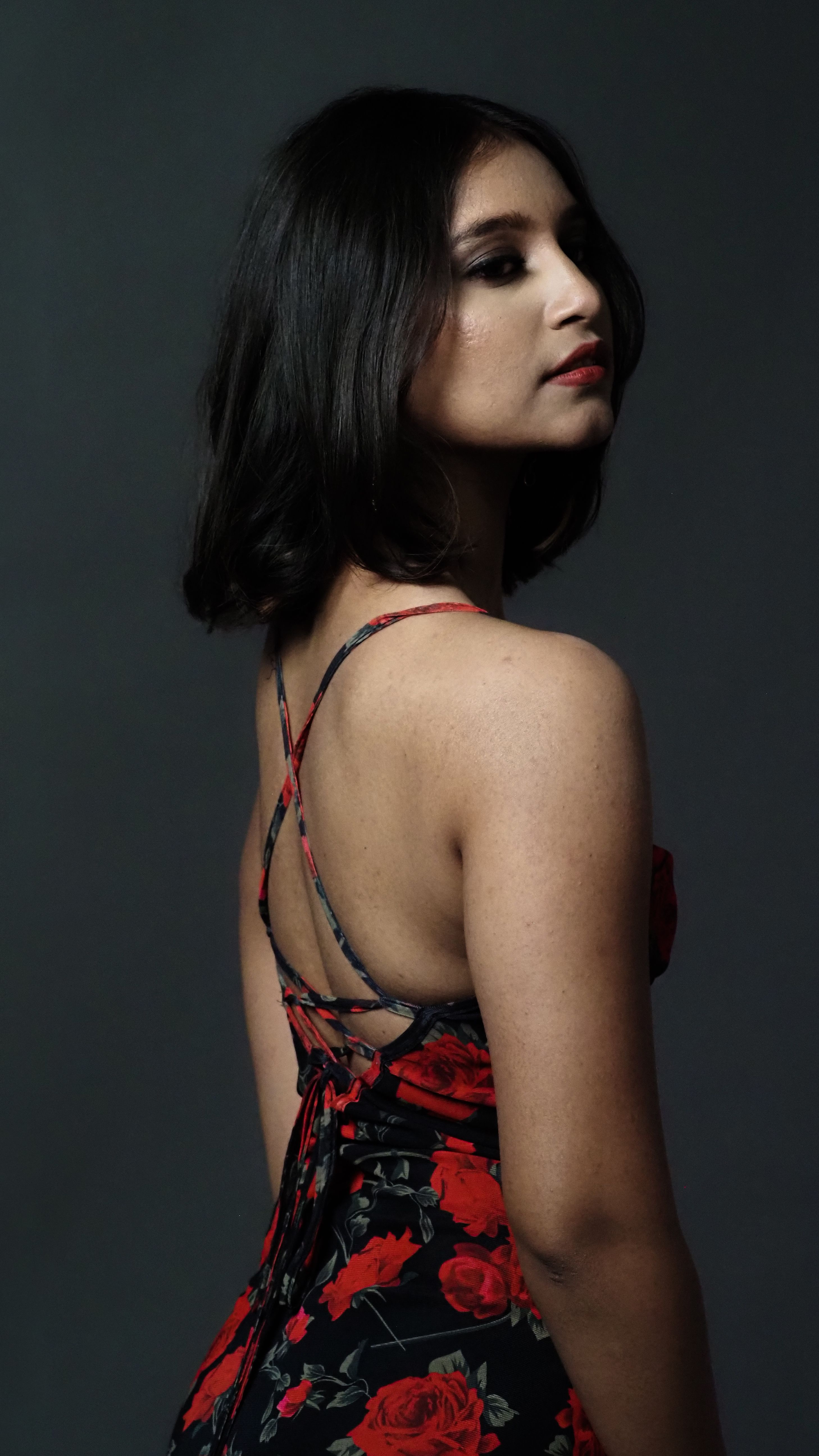 Vestido Floral Vermelho