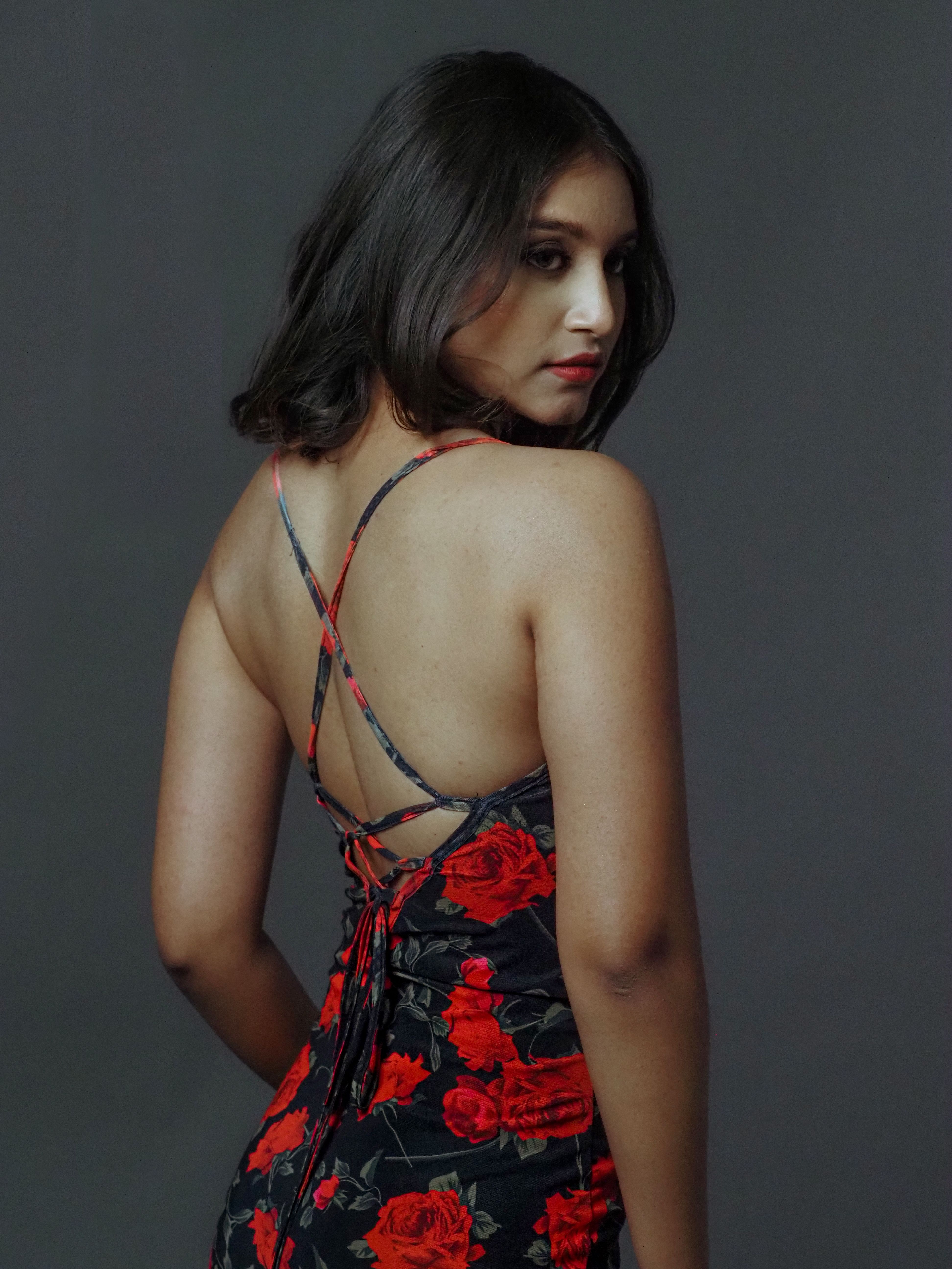 Vestido Floral Vermelho