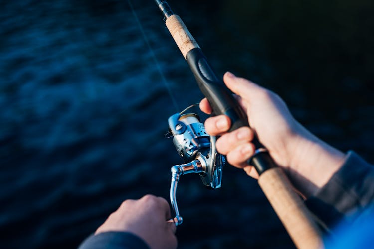 Photo Of Person Holding Fishing Rod