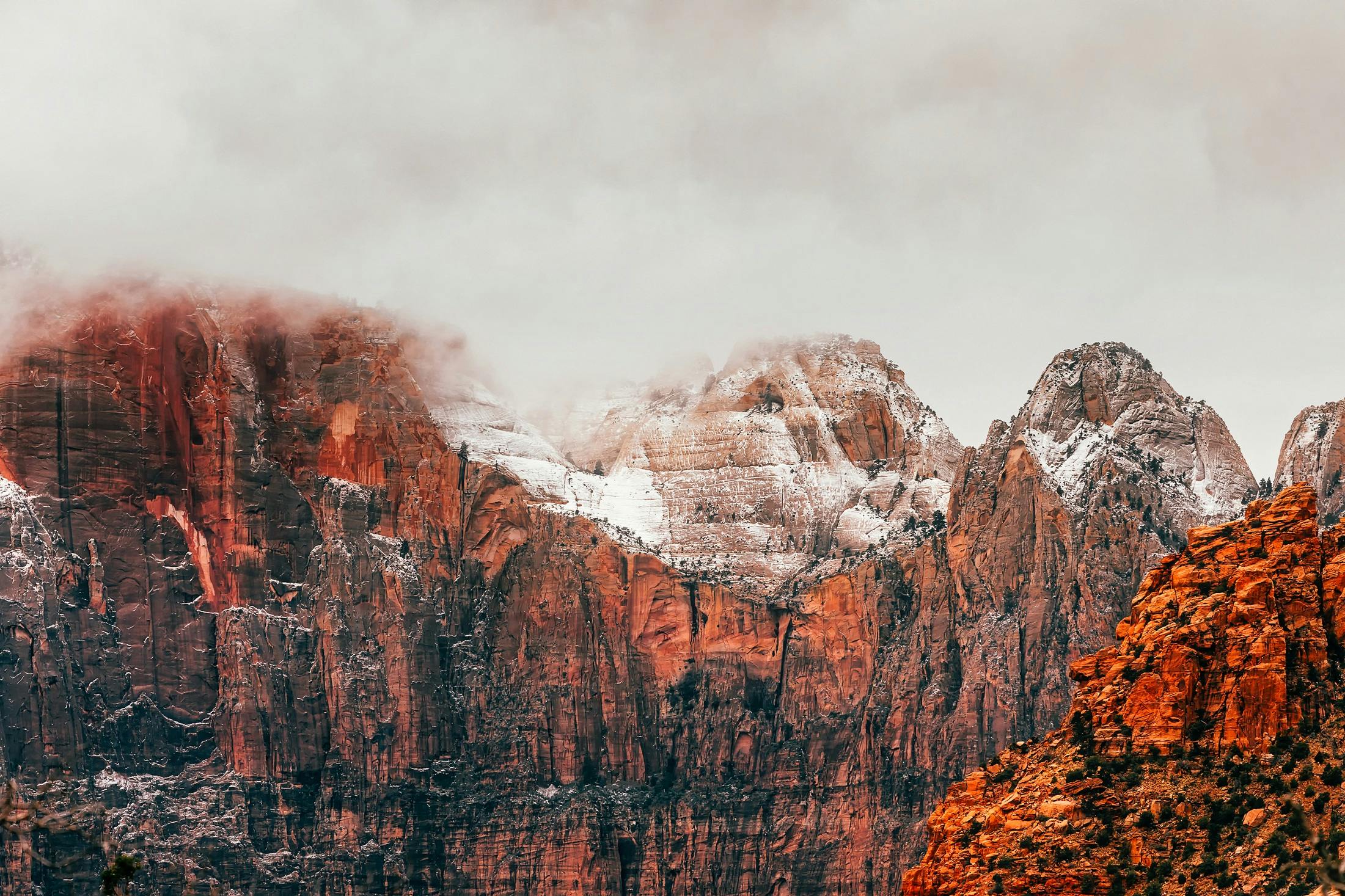 Top View of Valley Near Body of Water · Free Stock Photo