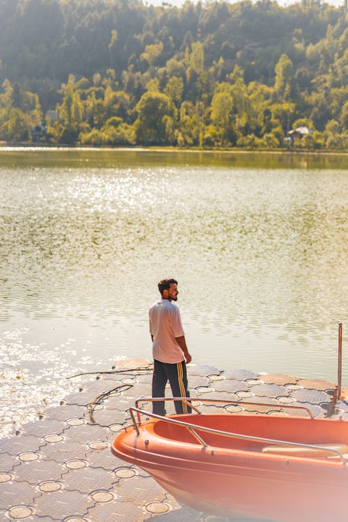 Gratis stockfoto met boot, Bos, boven water