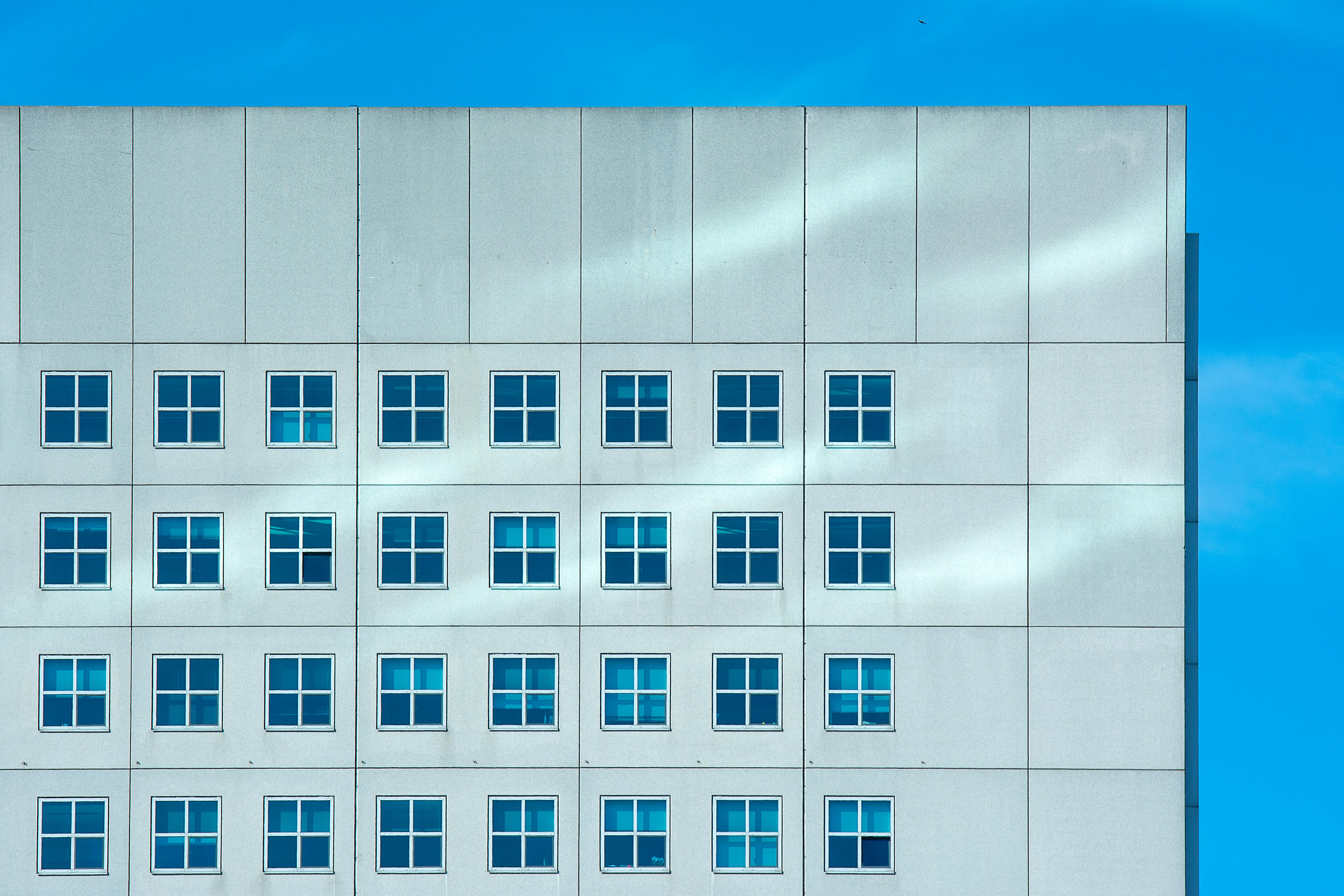 Facade of a Building Made in Large Panel System · Free Stock Photo