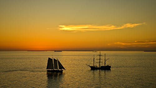 Fotos de stock gratuitas de horizonte, mar, navegación